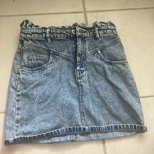 H&Ms divided Jean skirt